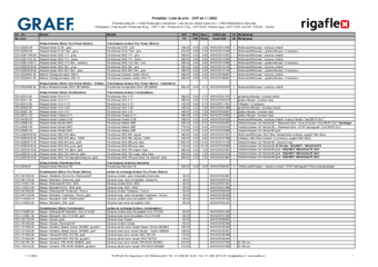 Preisliste Graef